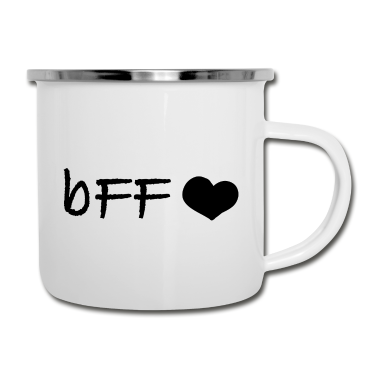 Beste Freunde Geschenke Emaille Tasse - Beste Freunde