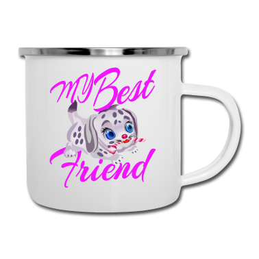 Beste Freunde Geschenke Emaille Tasse - Mein Bester Freund