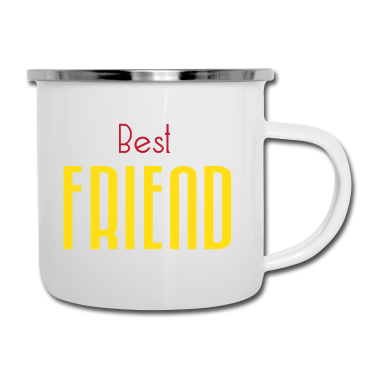 Beste Freunde Geschenke Emaille Tasse - Bester Freund