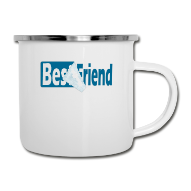 Beste Freunde Geschenke Emaille Tasse - Bester Freund