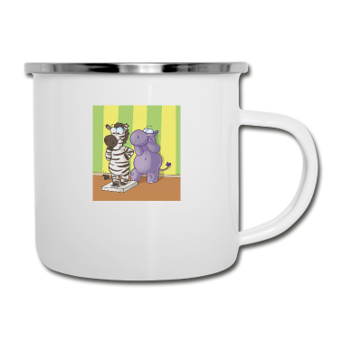 Beste Freunde Geschenke Emaille Tasse - Beste Freunde