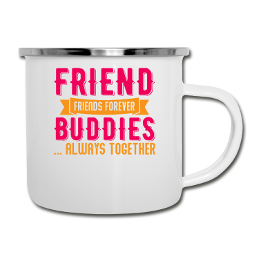 Beste Freunde Geschenke Emaille Tasse - Beste Freunde Best Friends
