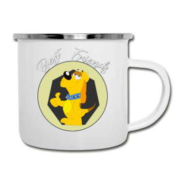 Beste Freunde Geschenke Emaille Tasse - Beste Freunde
