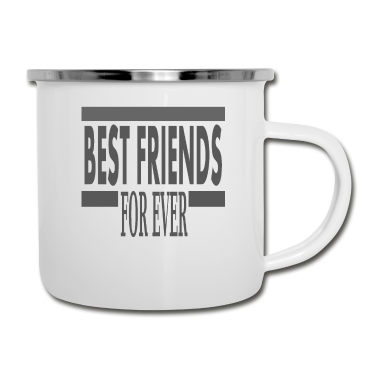 Beste Freunde Geschenke Emaille Tasse - Beste Freunde bester Freund beste Freundin Kumpel