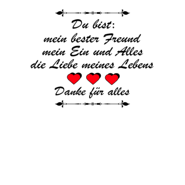 Motiv Du bist mein bester Freund mein Ein und Alles
