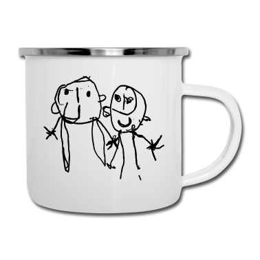 Beste Freunde Geschenke Emaille Tasse - Beste Freunde