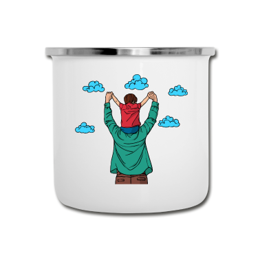 Beste Freunde Geschenke Emaille Tasse - Kumpel Beste Freunde