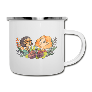 Beste Freunde Geschenke Emaille Tasse - Beste Freunde