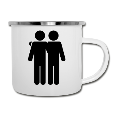Beste Freunde Geschenke Emaille Tasse - Bester Freund