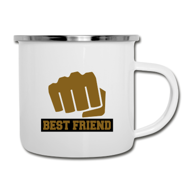 Beste Freunde Geschenke Emaille Tasse - Best Friend...Bester Freund