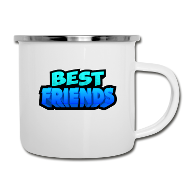 Beste Freunde Geschenke Emaille Tasse - best friends | beste freunde