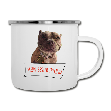 Beste Freunde Geschenke Emaille Tasse - Mein bester Freund