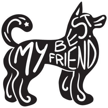 Motiv Hund - Mein bester Freund