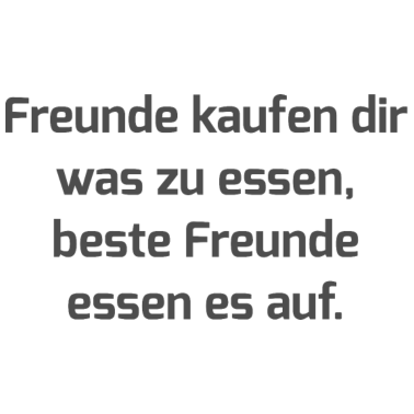 Motiv Beste Freunde Spruch