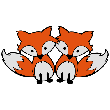 Motiv Beste Freunde Fuchs