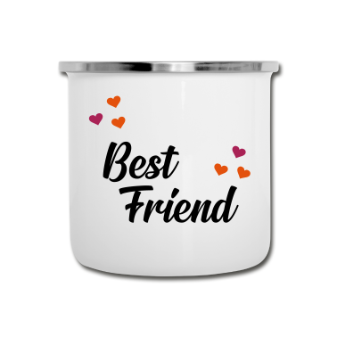 Beste Freunde Geschenke Emaille Tasse - beste Freund Geschenk
