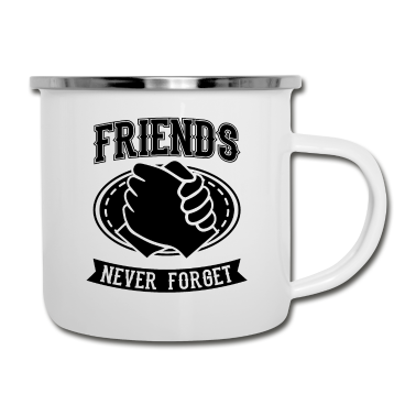 Beste Freunde Geschenke Emaille Tasse - Beste Freunde BFF
