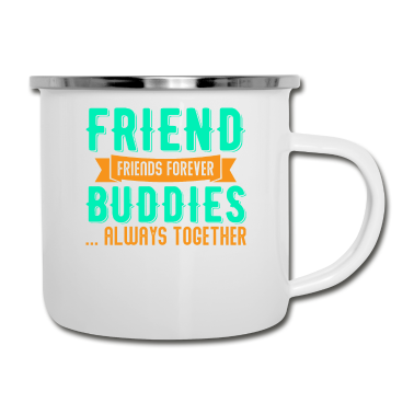 Beste Freunde Geschenke Emaille Tasse - Beste Freunde Best Friends