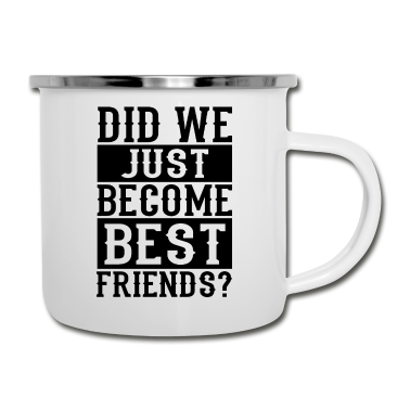 Beste Freunde Geschenke Emaille Tasse - Beste Freunde BFF