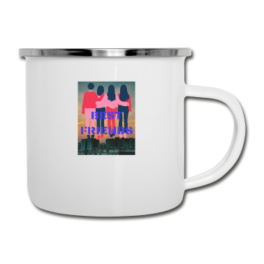 Beste Freunde Geschenke Emaille Tasse - BESTE FREUNDE