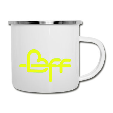 Beste Freunde Geschenke Emaille Tasse - Beste Freunde