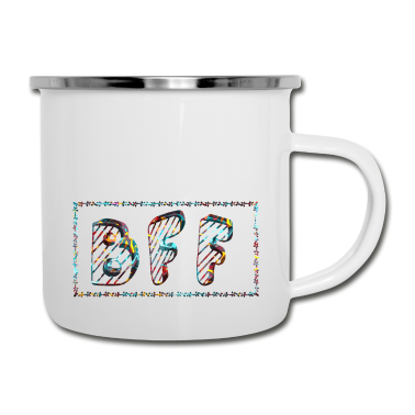 Beste Freunde Geschenke Emaille Tasse - Beste Freunde