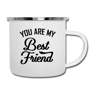 Beste Freunde Geschenke Emaille Tasse - Beste Freunde BFF