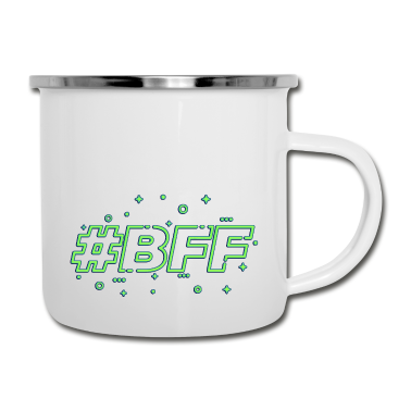 Beste Freunde Geschenke Emaille Tasse - Beste Freunde