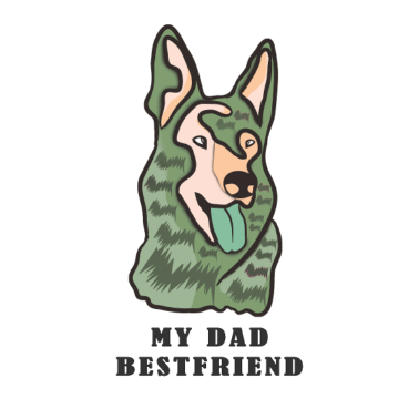 Motiv Hund der beste Freund