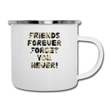Beste Freunde Geschenke Emaille Tasse - Beste Freunde