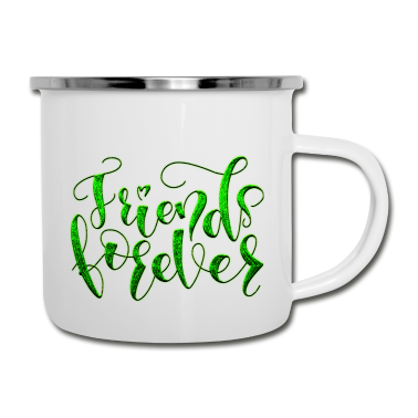 Beste Freunde Geschenke Emaille Tasse - Beste Freunde