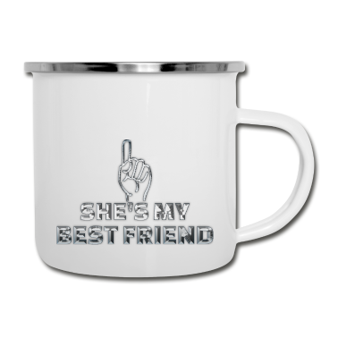 Beste Freunde Geschenke Emaille Tasse - Beste Freunde