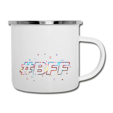 Beste Freunde Geschenke Emaille Tasse - Beste Freunde