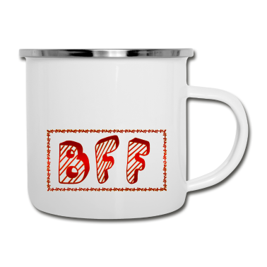 Beste Freunde Geschenke Emaille Tasse - Beste Freunde