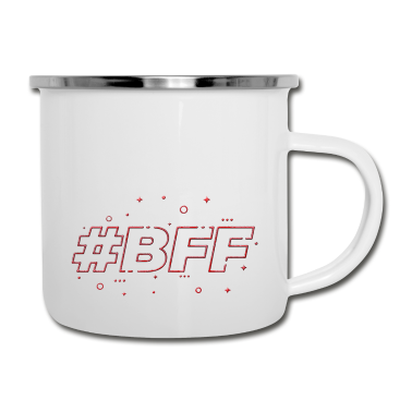 Beste Freunde Geschenke Emaille Tasse - Beste Freunde