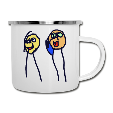 Beste Freunde Geschenke Emaille Tasse - Beste Freunde