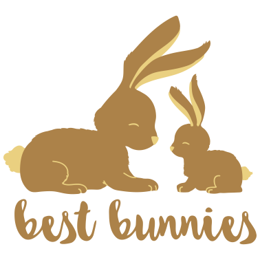 Motiv Best Bunnies - beste Freunde