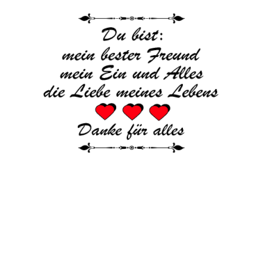 Motiv Du bist mein bester Freund mein Ein und Alles