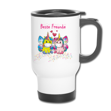 Beste Freunde Geschenke Thermobecher - Einhörner Freunde Beste Freunde Best Friends