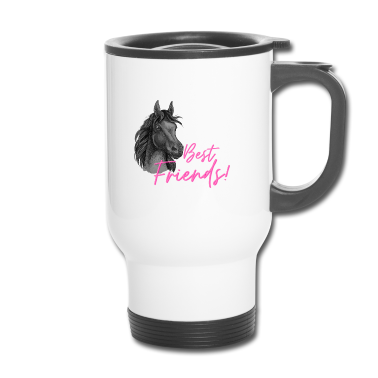 Beste Freunde Geschenke Thermobecher - Pferd- mein bester Freund