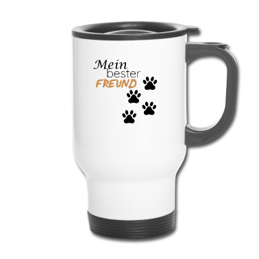 Beste Freunde Geschenke Thermobecher - Mein bester Freund - der Hund
