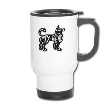 Beste Freunde Geschenke Thermobecher - Hund - Mein bester Freund