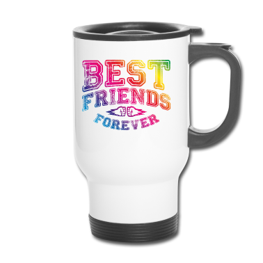 Beste Freunde Geschenke Thermobecher - beste freunde bunt