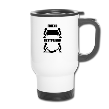 Beste Freunde Geschenke Thermobecher - Betrunkene Freunde Bester Freund Freundschaft