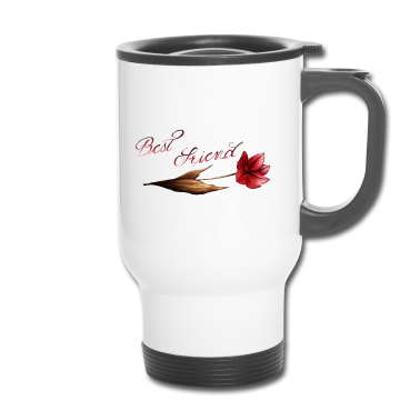 Beste Freunde Geschenke Thermobecher - Beste Freunde Blume
