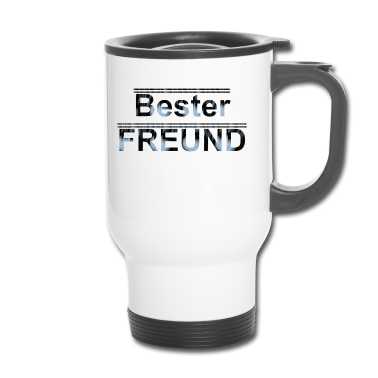 Beste Freunde Geschenke Thermobecher - Bester FREUND Freund des Jahres Freundschaftsshirt