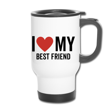 Beste Freunde Geschenke Thermobecher - Ich liebe meinen besten Freund