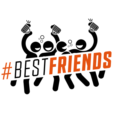 Motiv Beste freunde saufen