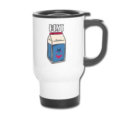 Beste Freunde Geschenke Thermobecher - Beste Freunde Best Milchtüte Geschenk