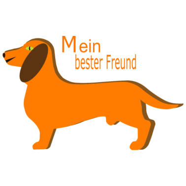 Motiv Dackel Mein bester Freund